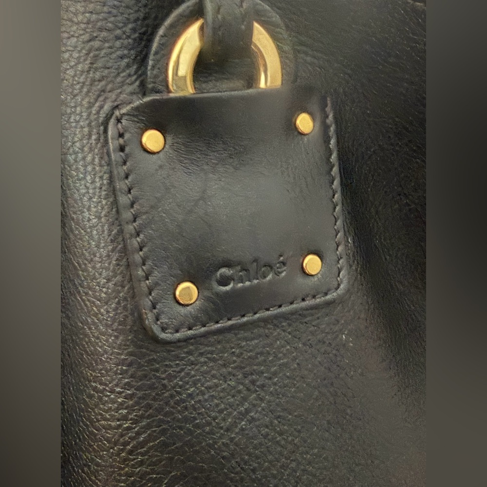 Chloe-Vick Leather Tote Bag - Black 1190 - Picture 11 of 16